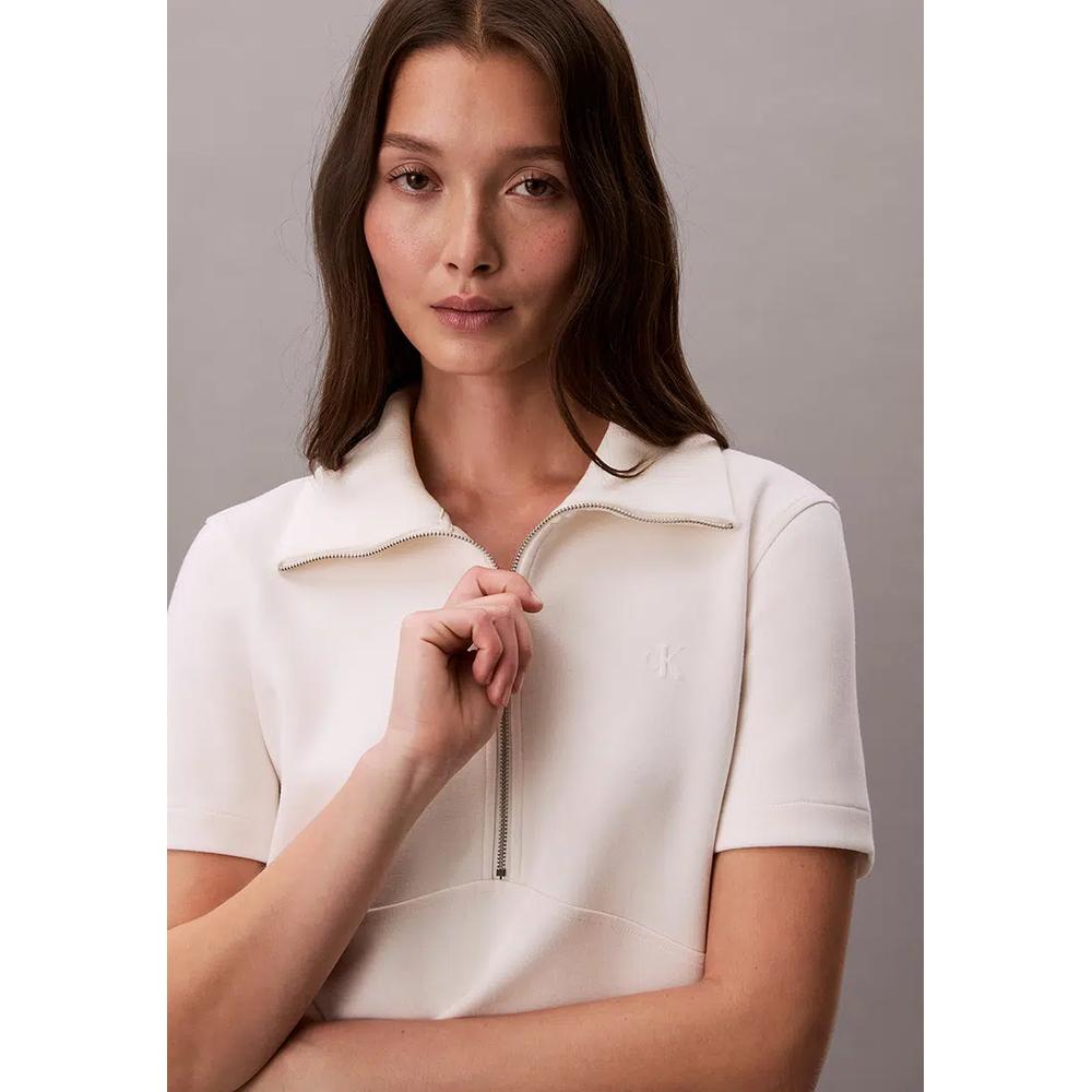 Мини-платье из смесового материала с вставками - Calvin Klein Jeans 3
