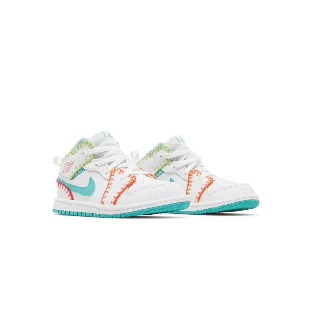Баскетбольные кеды Air Jordan 1 Mid SE TD 'Multi Knit' 8