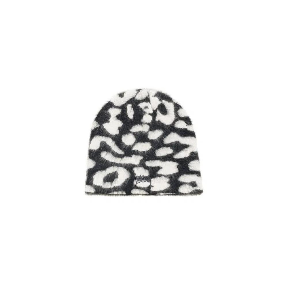 Шапки Stussy Cashmere Leopard Skullcap 'Black' 1