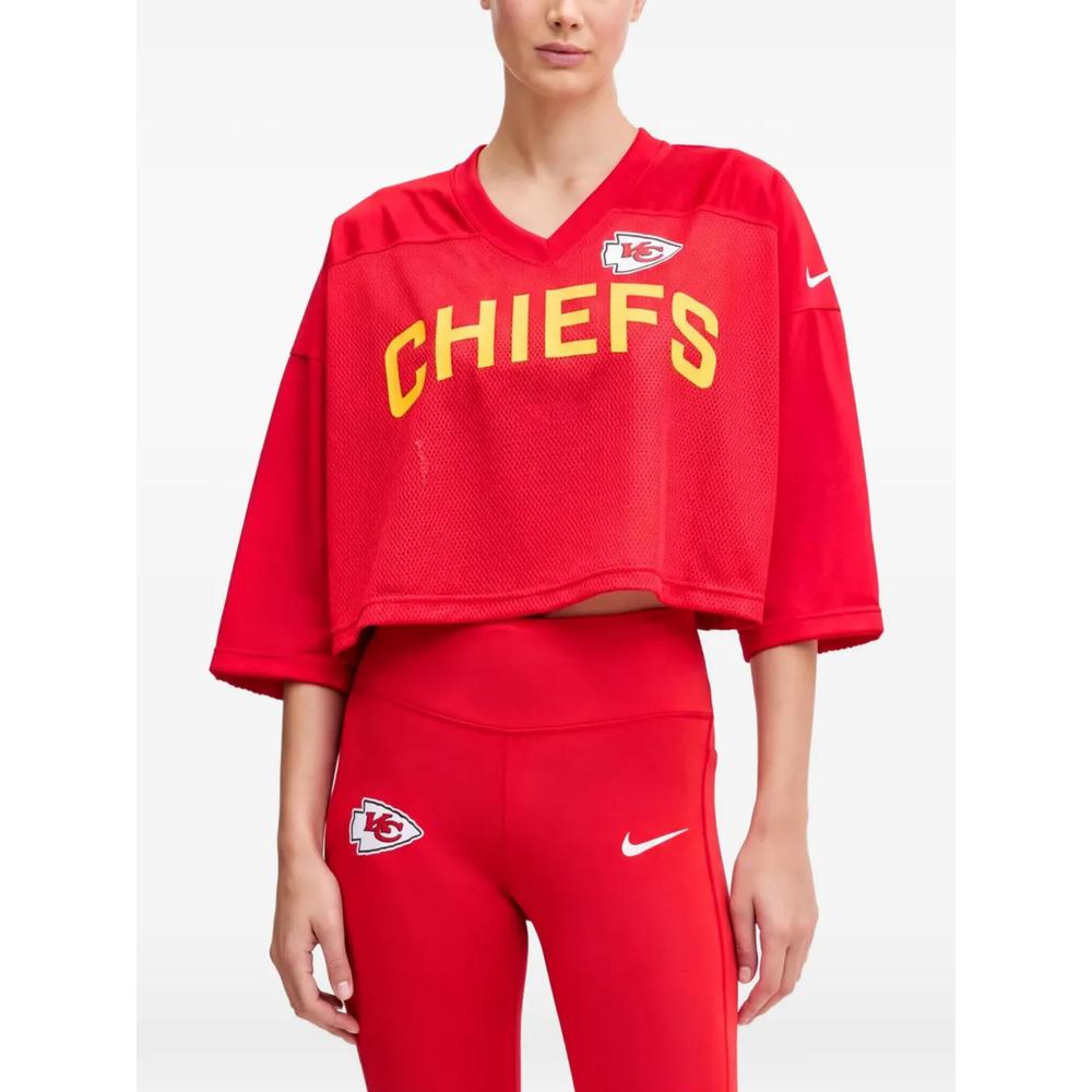 Укороченная футболка Kansas City Chiefs Wide Receiver Jersey Fashion из коллаборации с NFL 1