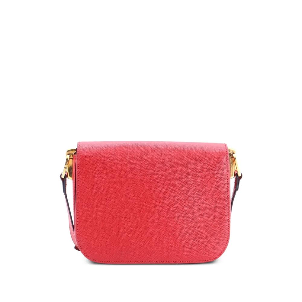 Маленькая сумка на плечо Embleme Flap Bag из сафьяновой кожи 2