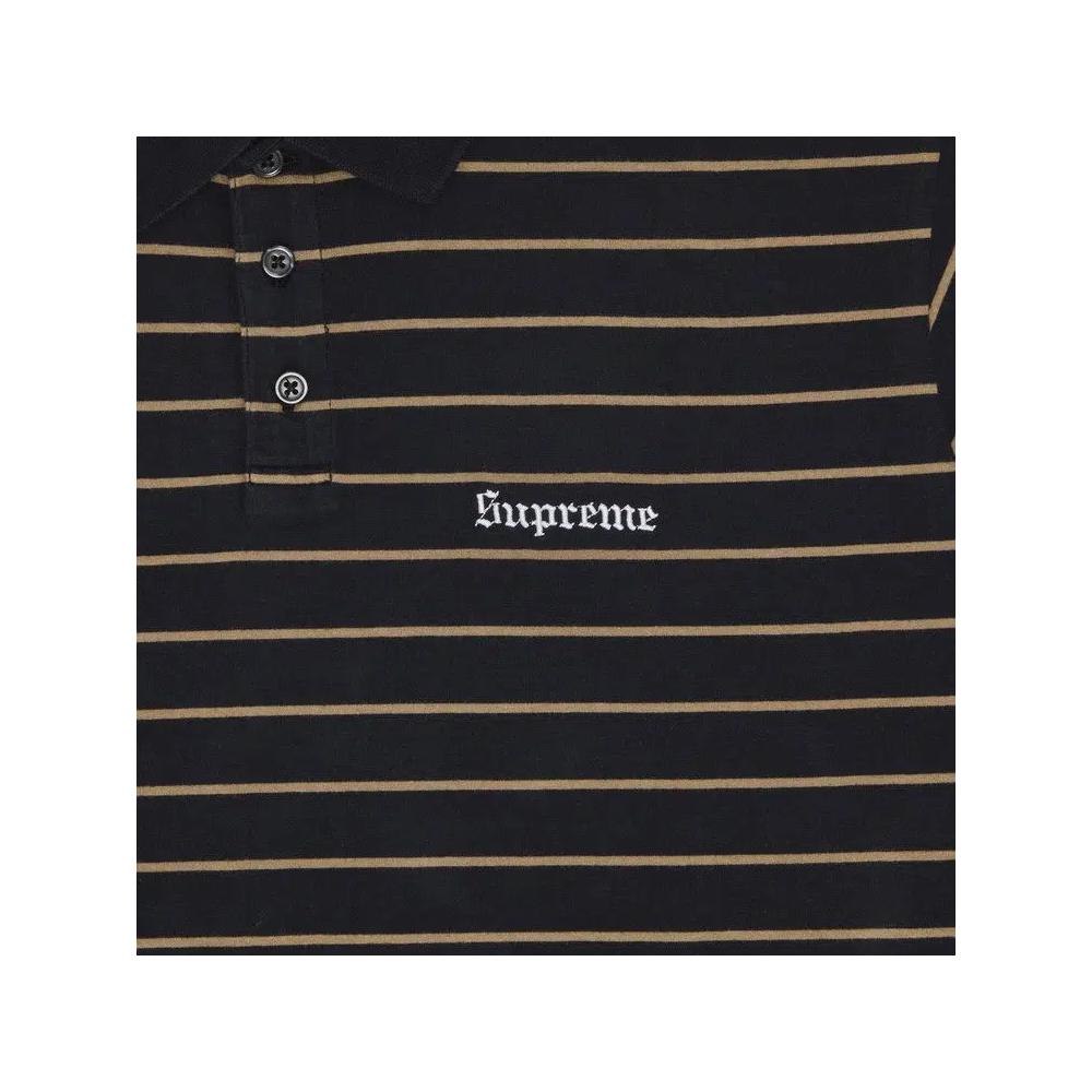 Поло Supreme x Melvins Stripe Short-Sleeve Polo 'Black' 3