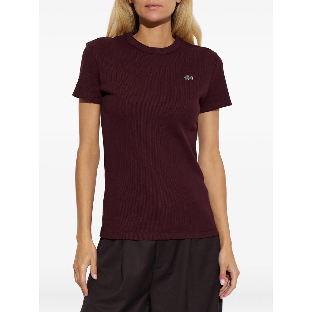 logo-patch ribbed T-shirt 2