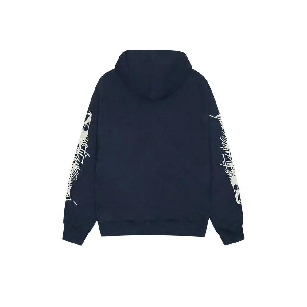 Худи Stussy Barracuda Hoodie 'Navy' 2