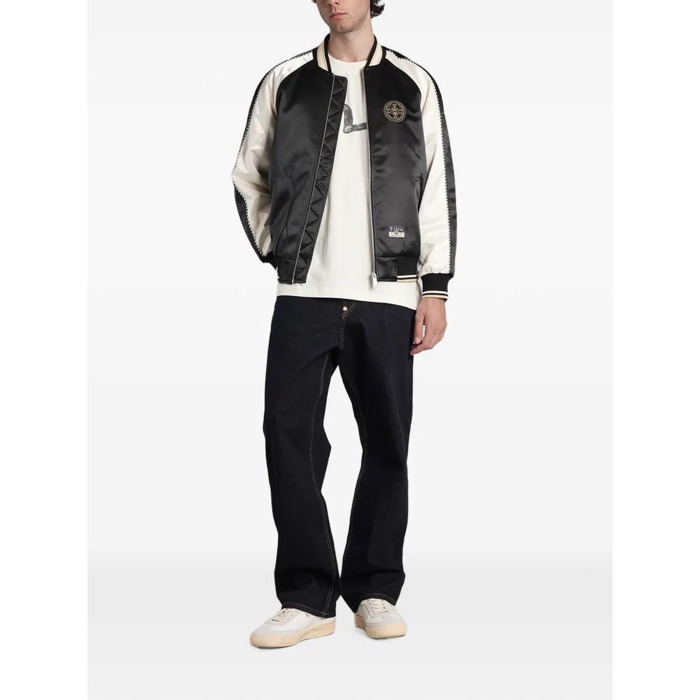 dragon-embroidered satin jacket 2