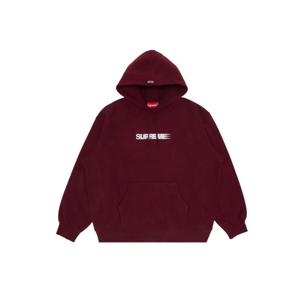 Худи Supreme Motion Logo Hooded Sweatshirt 'Burgundy' 1