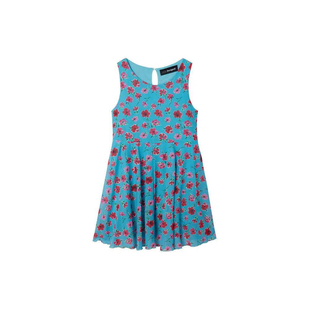Desigual Девочка Цветочное платье из фатина. 2