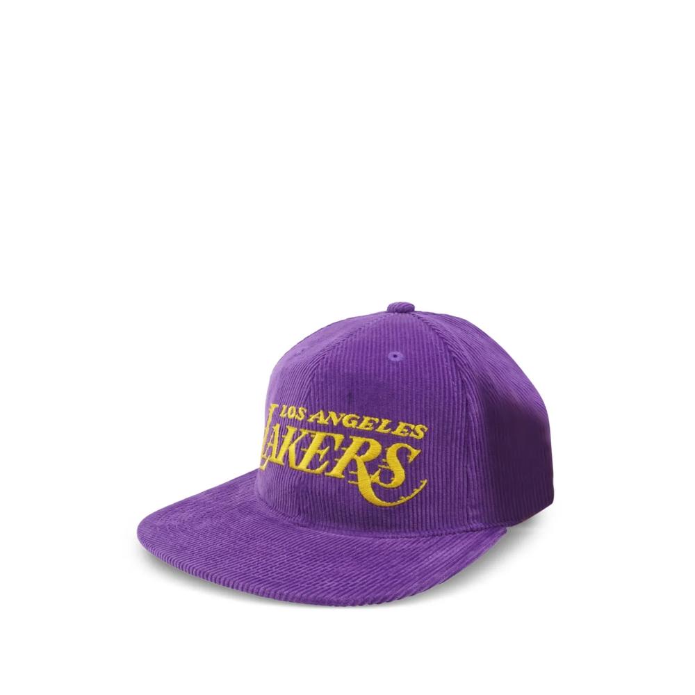 Вельветовая бейсболка NBA Lakers с вышивкой 2