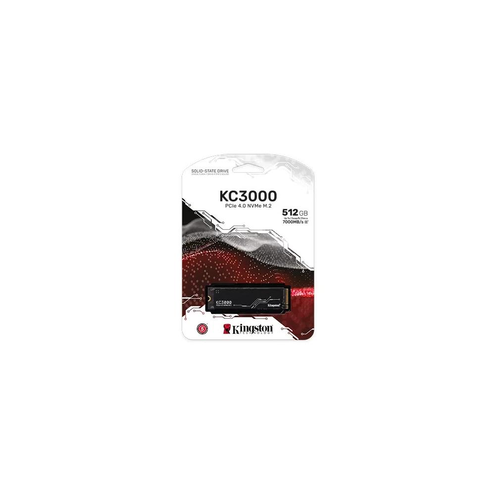 Kingston KC3000 512GB PCIe 4.0 NVMe M.2 SSD 3