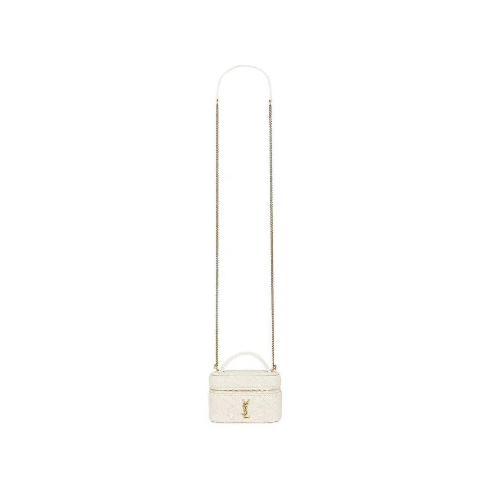Сумки через плечо Saint Laurent Micro Gaby Vanity Bag 'Cream Soft' 3