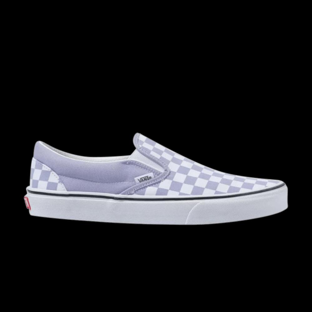 Слипоны Vans Classic Slip-On 'Languid Lavender Checkerboard' 1