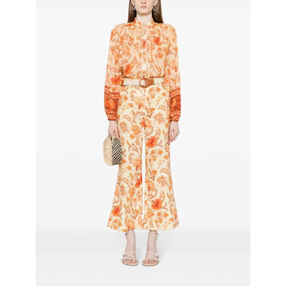 Льняные брюки Junie с цветочным принтом 2