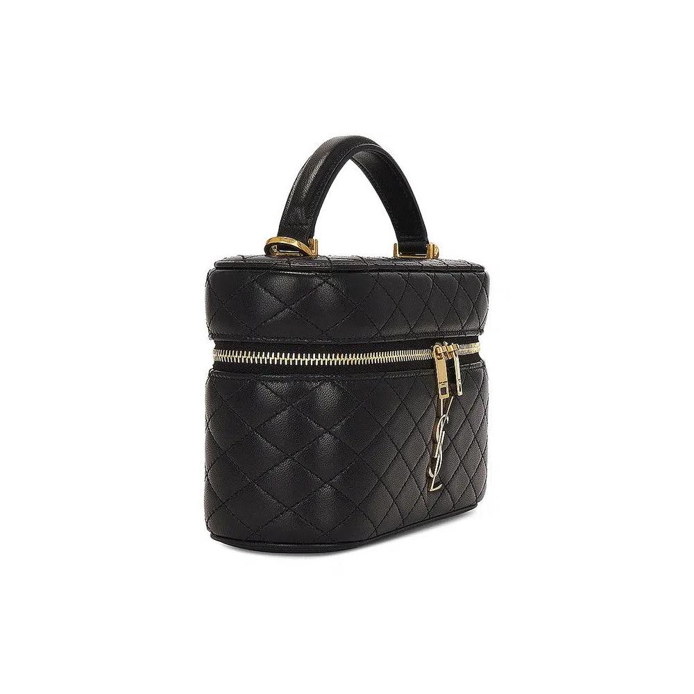 Сумки Saint Laurent Mini Gaby Vanity Bag 'Noir' 3