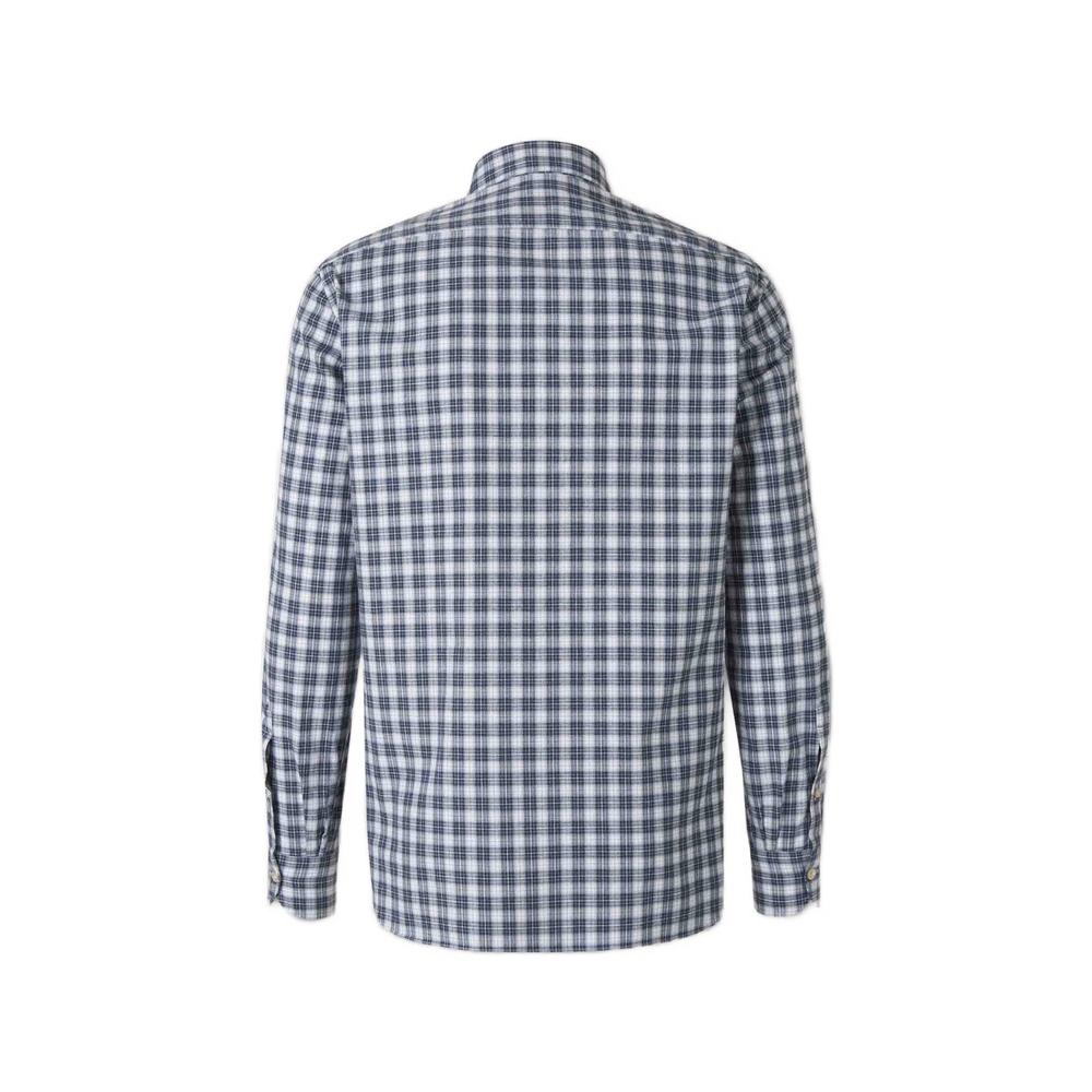 check-print long-sleeved shirt 2