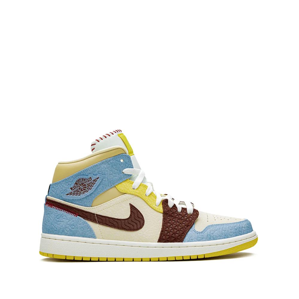 Кроссовки Air Jordan 1 Mid Fearless из коллаборации с Maison Chateau Rouge 1