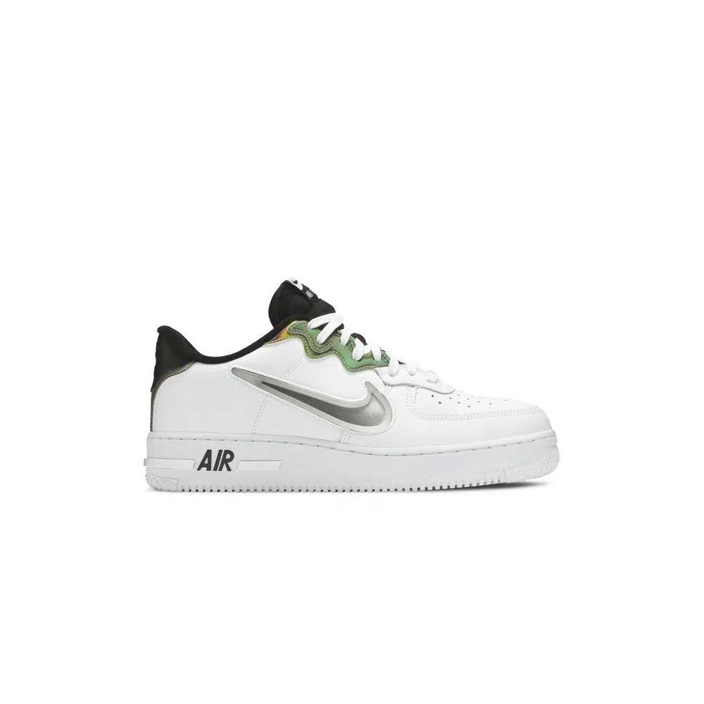 Кроссовки Nike Air Force 1 React 'Белый переливающийся' 1