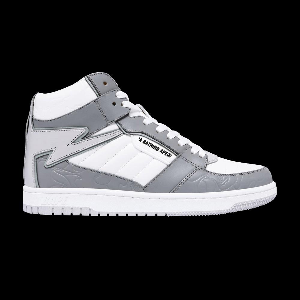 Кроссовки Bapesta 88 Mid #1 'Белый Серый' 1