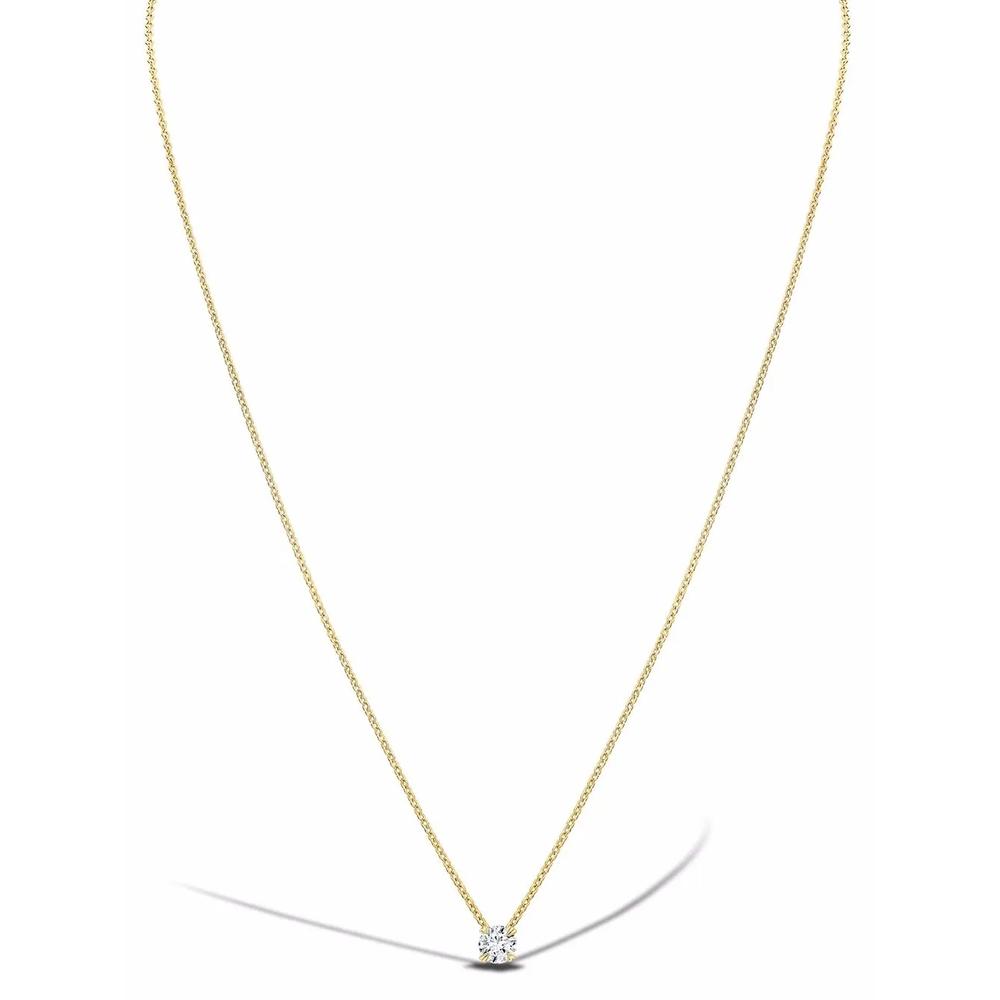 Колье из желтого золота с бриллиантом Windsor 0.75ct 2