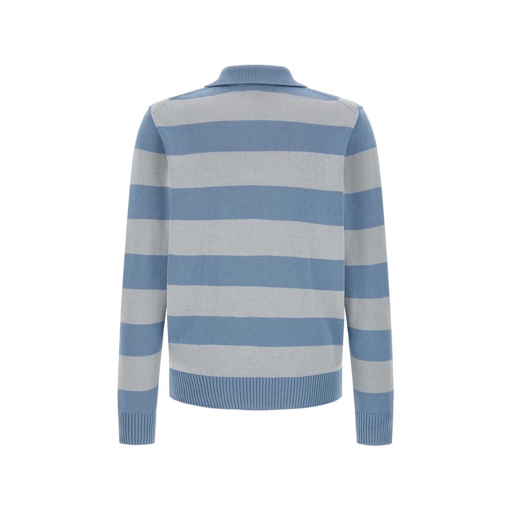 striped long-sleeve polo shirt 2