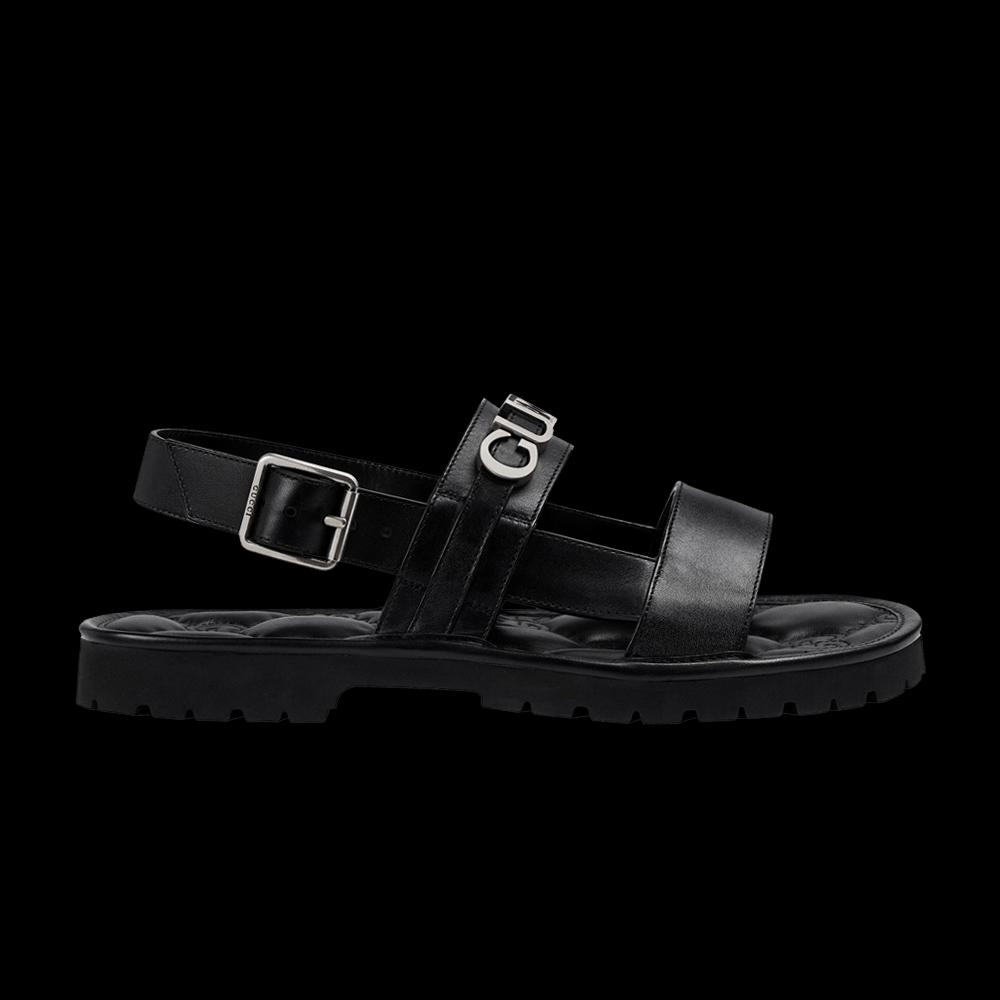 Сандалии Gucci Logo Sandal 'Black' 1