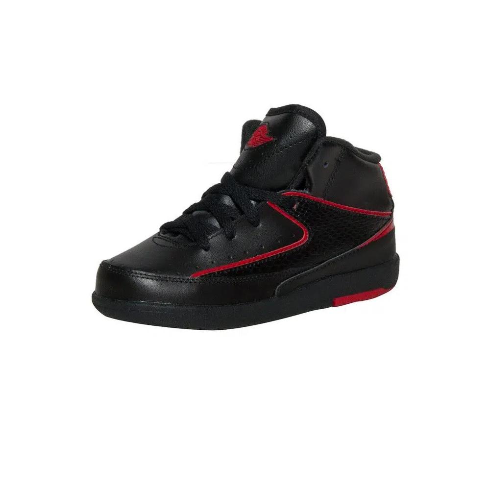 Кроссовки Air Jordan 2 Retro BT 'Black Varsity Red' 2