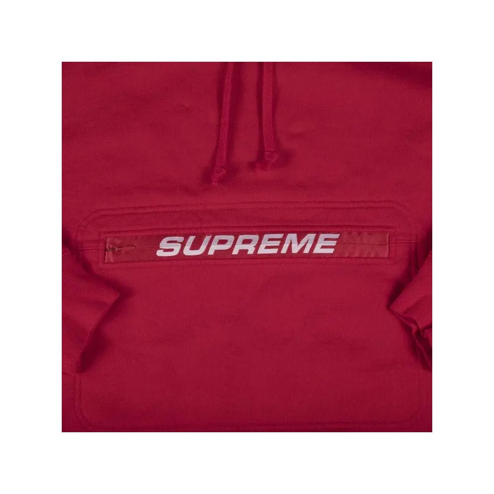 Худи Supreme Zip Pouch Hooded Sweatshirt 'Red' 2