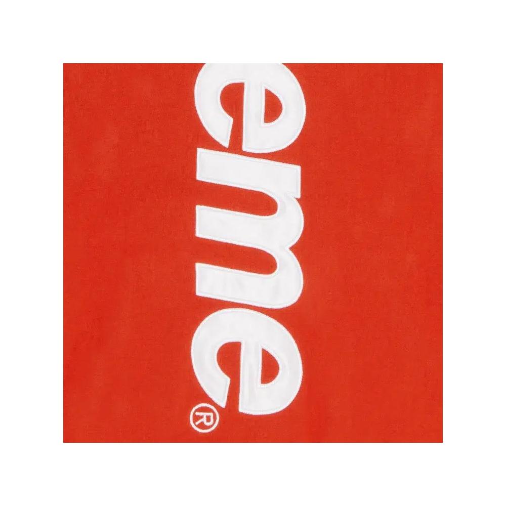 Худи Supreme Satin Appliqué Hooded Sweatshirt 'Bright Orange' 3