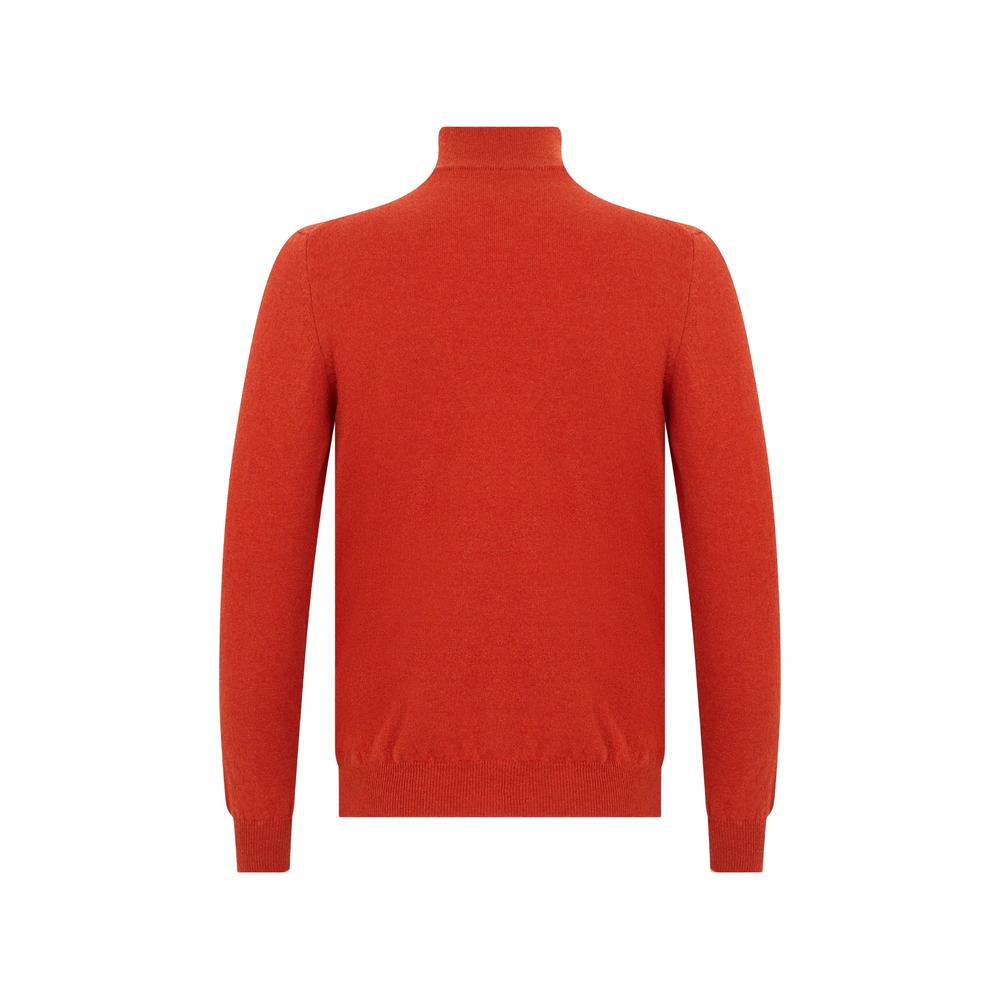 zip-up high-neck cardigan 2