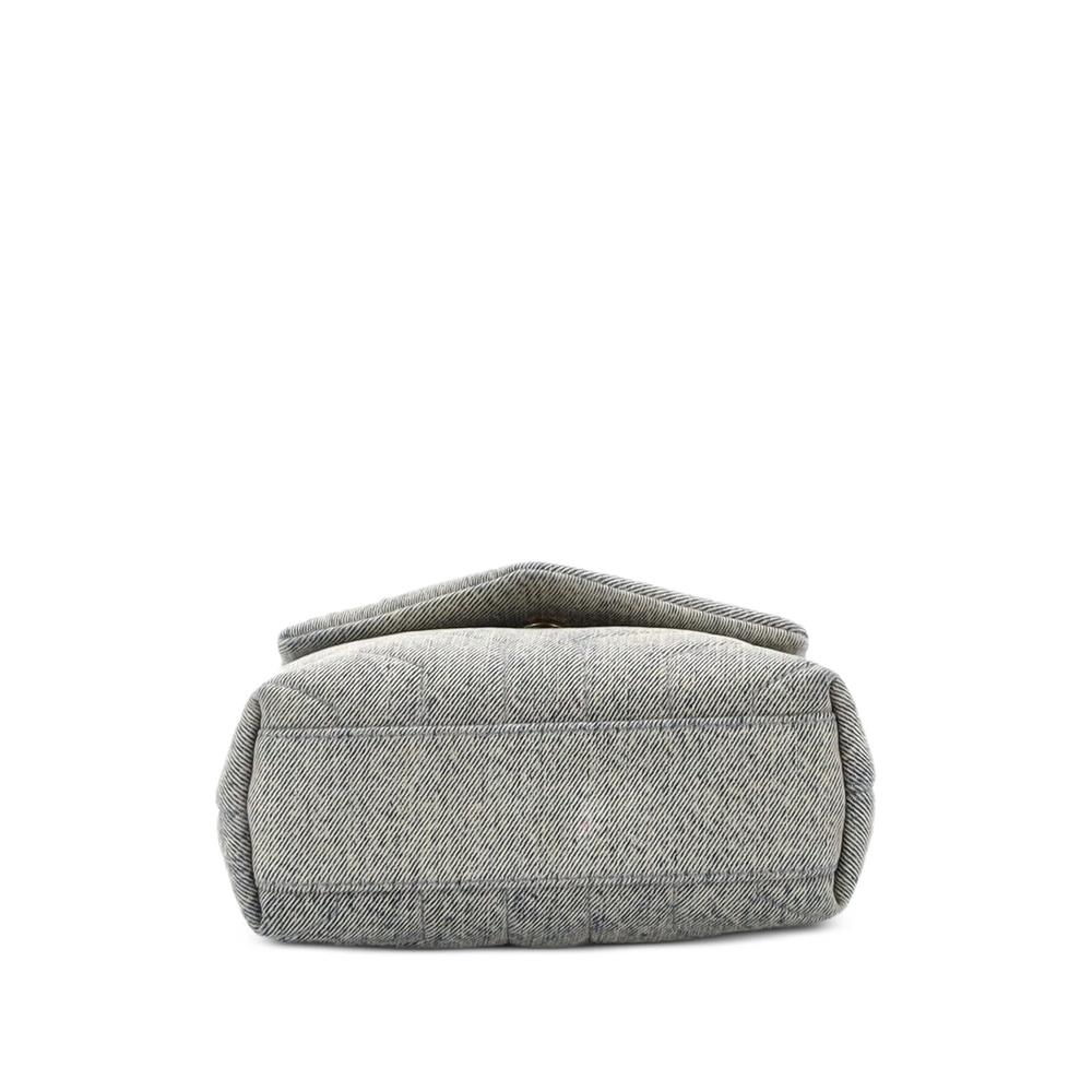 Стеганая сумка на плечо Loulou Matelasse Chevron Denim Toy 4