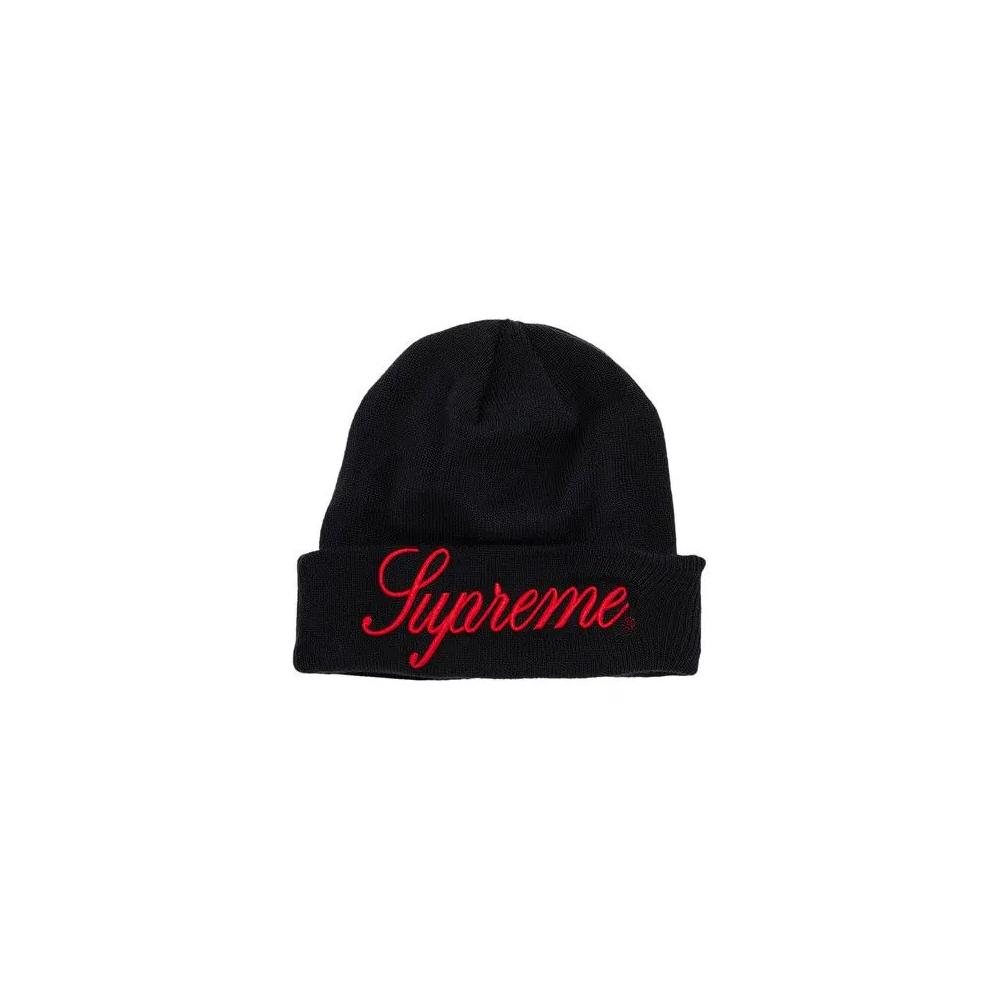 Бини Supreme New Era Script Beanie 'Navy' 1