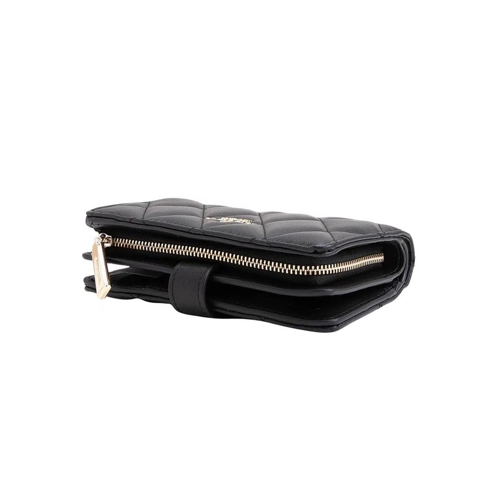 Средний бифолд-кошелек Carey Quilted - Black 6