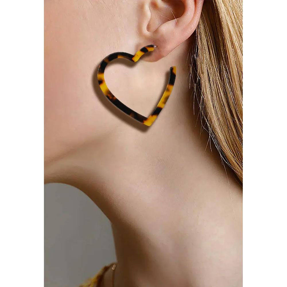 Серьги-заявления Obsession Classic с леопардовым принтом — Love 5