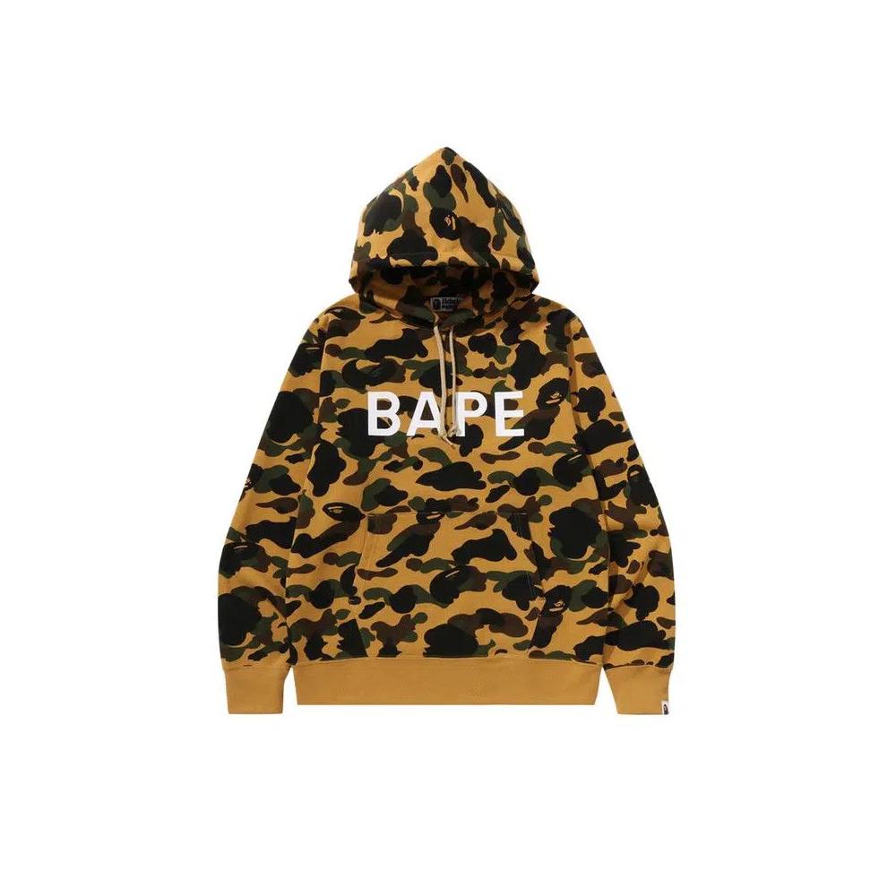 Топы BAPE 1st Camo Pullover Hoodie 'Yellow' 1