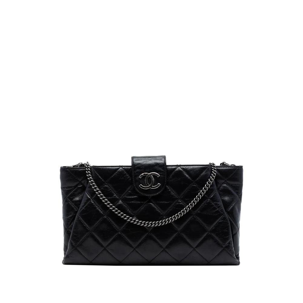 Стеганая сумка через плечо Coco Pleats Chain Clutch (2014-2015 годы) 1