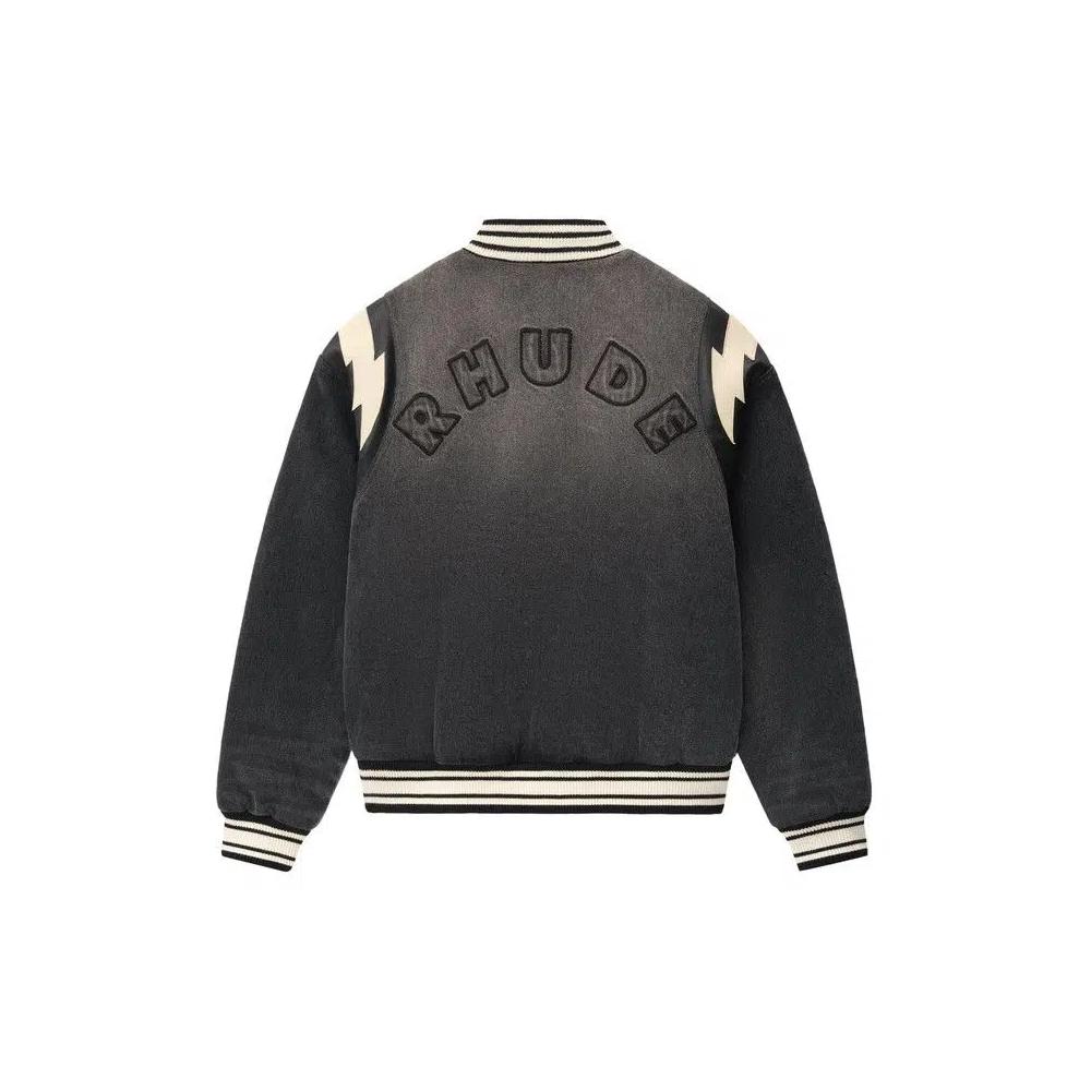 Бомберы Rhude Denim Lightning Bomber 'Black' 2