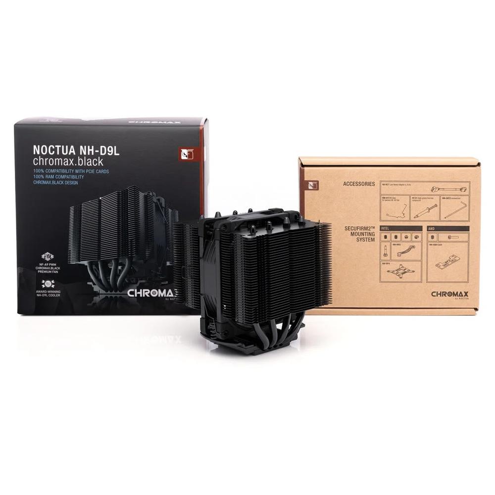 Noctua NH-D9L chromax.black двухбашенный воздушный кулер 4