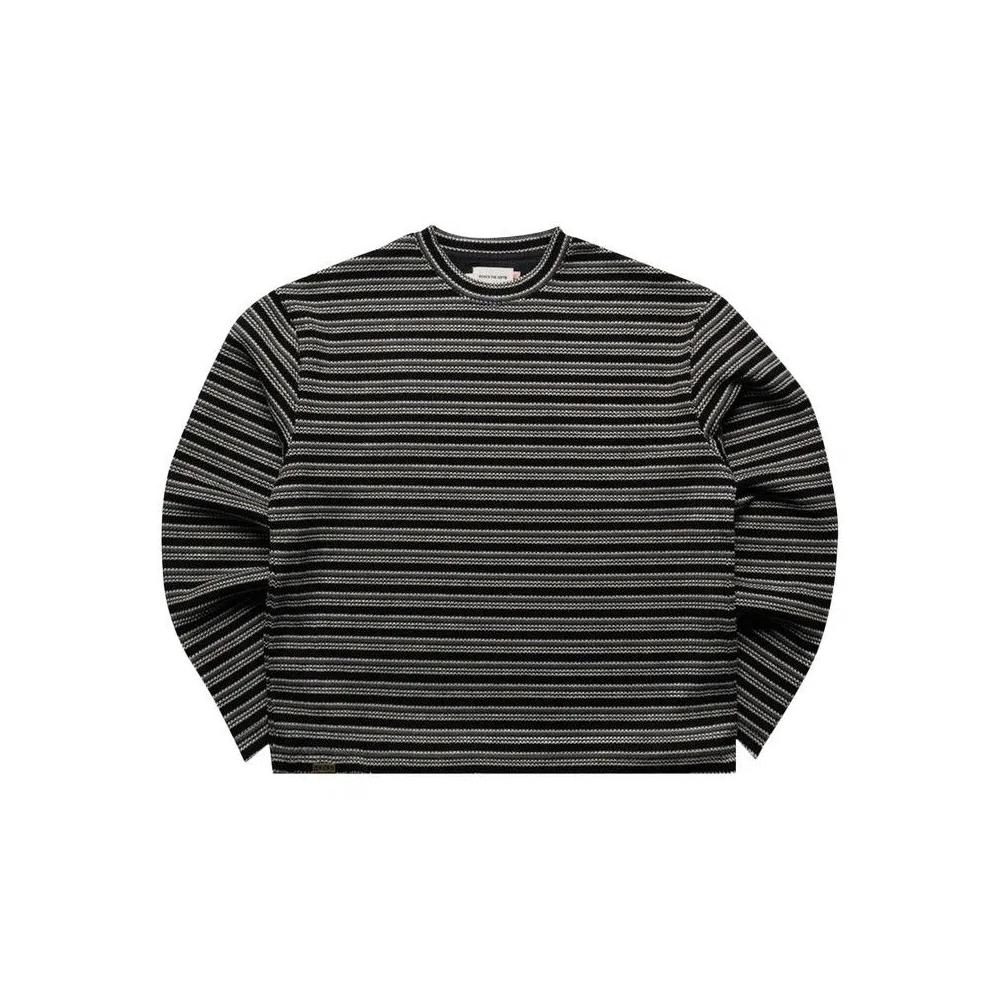 Верхняя одежда Honor The Gift Speak Striped Crew Long-Sleeve 'Black' 1