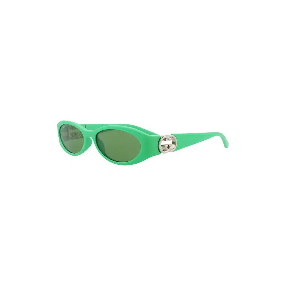 Солнцезащитные очки Gucci Round Frame Injection 'Green' 2