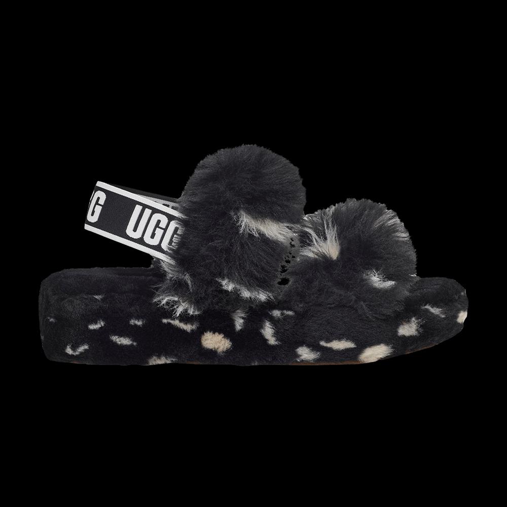 Слайды UGG Wmns Oh Yeah Slide 'Black White Spots' 1