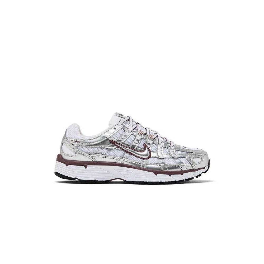 Обувь Nike Wmns P-6000 «White Metallic Silver» 1
