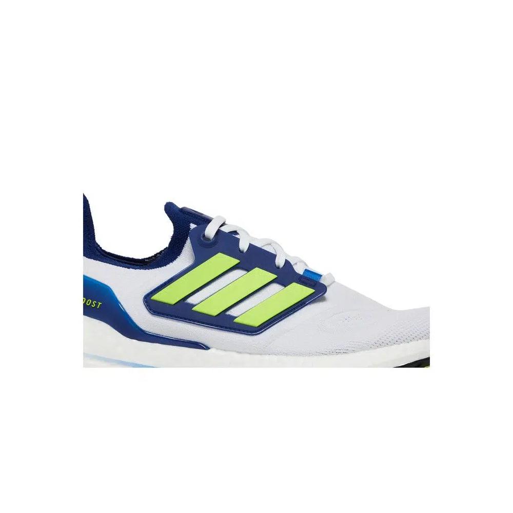 Кроссовки Adidas UltraBoost 22 'White Solar Yellow Blue' 2