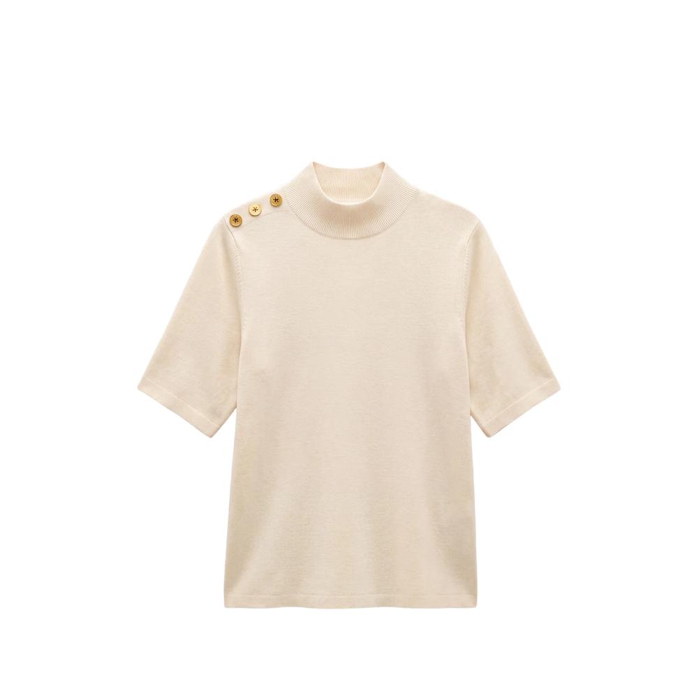 button-embellished high-neck top 1