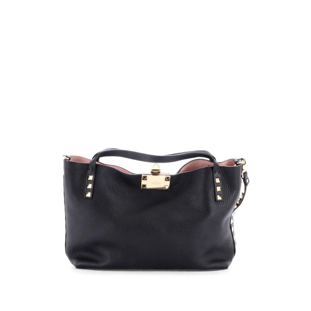 Маленькая сумка-тоут Rockstud Convertible Flip Lock Leather 2