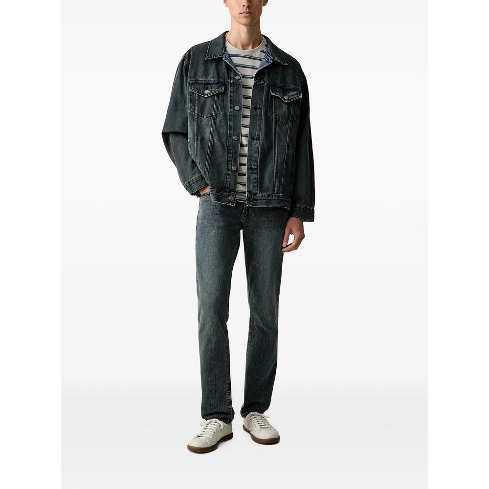 Relaxed Trucker faded denim jacket 2
