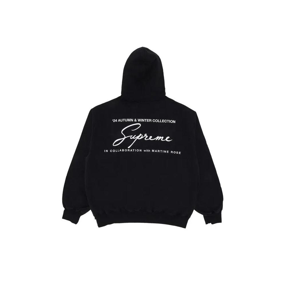 Худи Supreme x Martine Rose Hooded Sweatshirt 'Black' 2