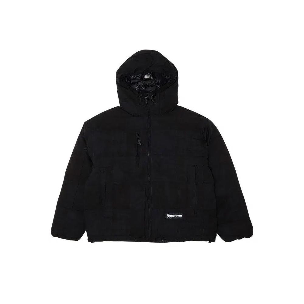 Пуховики Supreme Madras Reversible WINDSTOPPER Puffer Jacket 'Black' 1