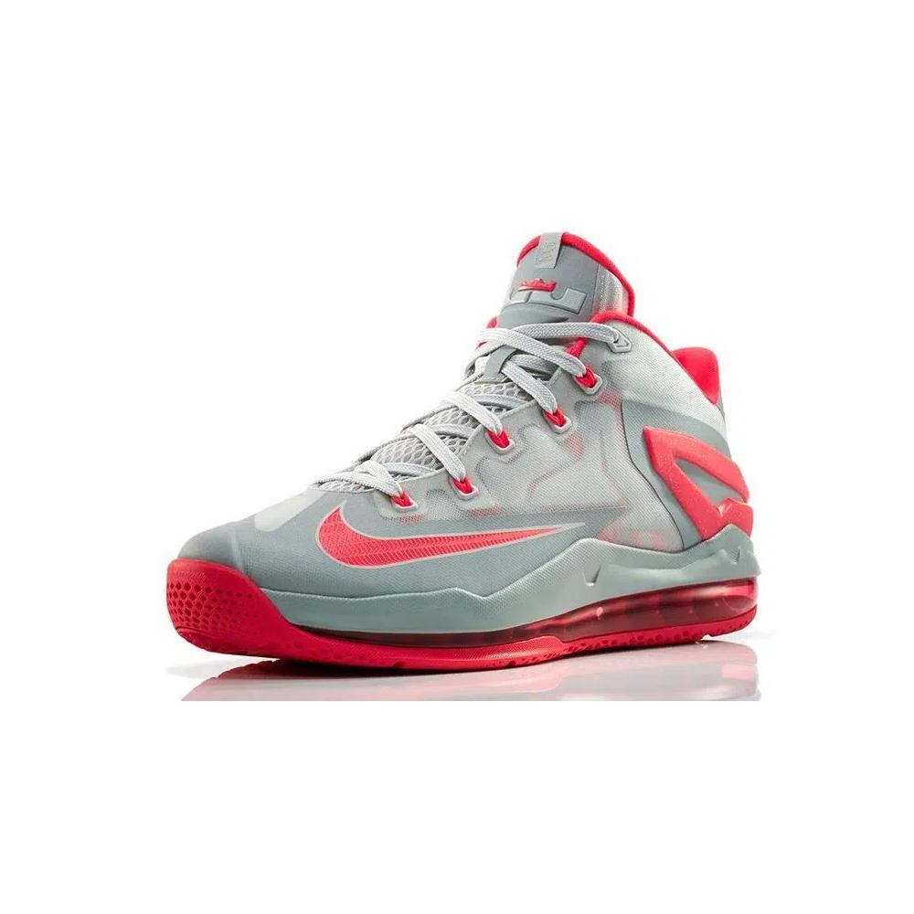 Кроссовки Nike LeBron 11 Low 'Base Grey Laser Crimson' 2