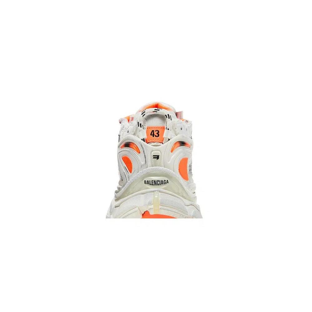 Кроссовки Balenciaga Runner Sneaker 'Eggshell Neon Orange' 7