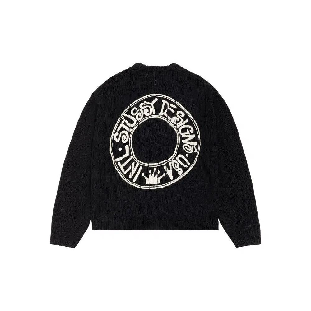 Свитеры Stussy Buana Logo Sweater 'Black' 2