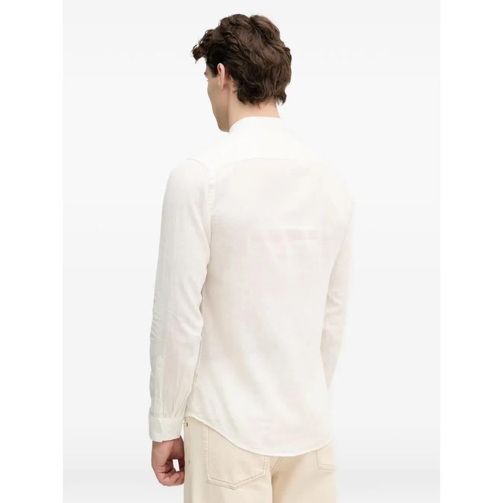 band-collar long-sleeve shirt 3